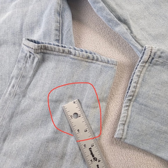 Gap 1969 Maternity Denim Jeans Women's 28 Blue Light Wash Cropped Leg - Picture 11 of 13